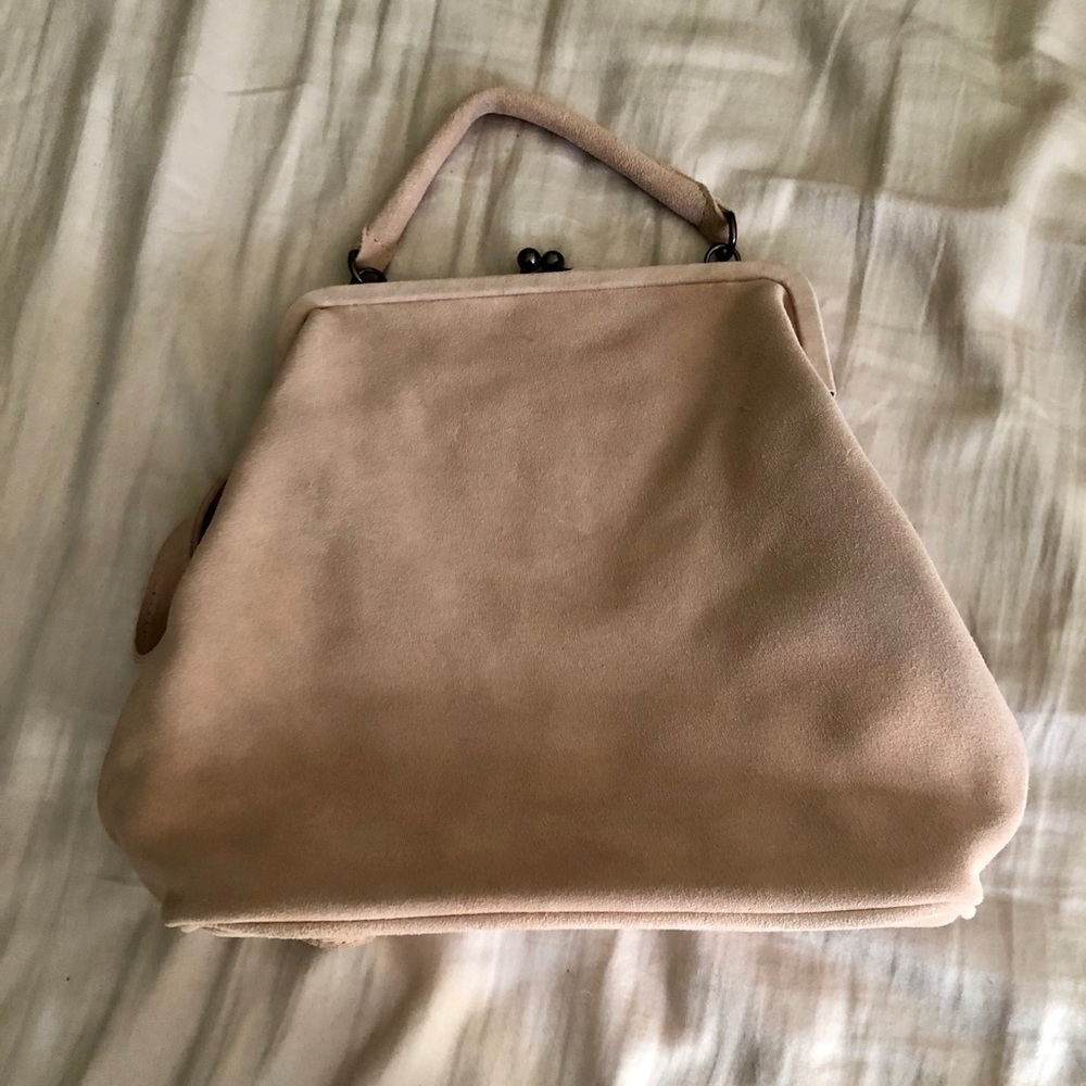 Faux Velvet small backbag